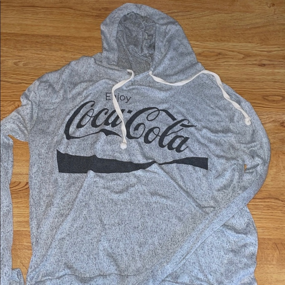 coca-cola lightweight hoodie